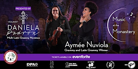 Daniela Padrón presents Aymée Nuviola in "Music at the Monastery"