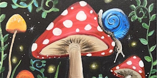 Paint with Ashley Blake “Mushrooms” Paint Night primary image