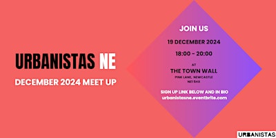 Primaire afbeelding van Urbanistas NE #39 December 2024 meet up