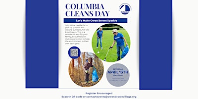 Columbia Cleans Day primary image