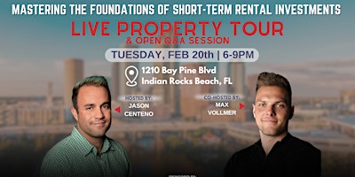 Mastering the Foundations of STR Investments: THE LIVE PROPERTY TOUR primary image