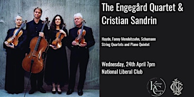 Image principale de The Engegård Quartet and Cristian Sandrin| Haydn, Mendelssohn, Schumann
