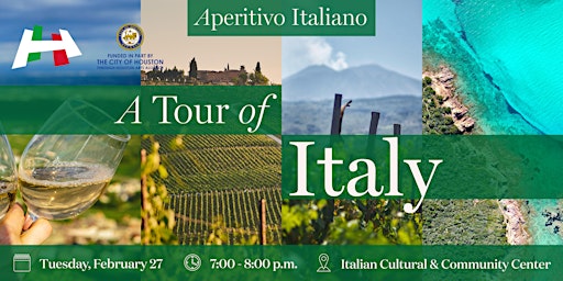 Aperitivo Italiano: A Tour of Italy primary image