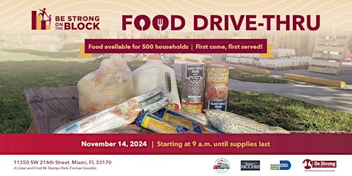 Imagem principal de Be Strong International's November Food Drive 2024