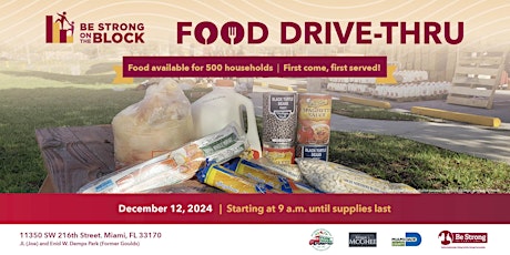 Be Strong International's December Food Drive 2024
