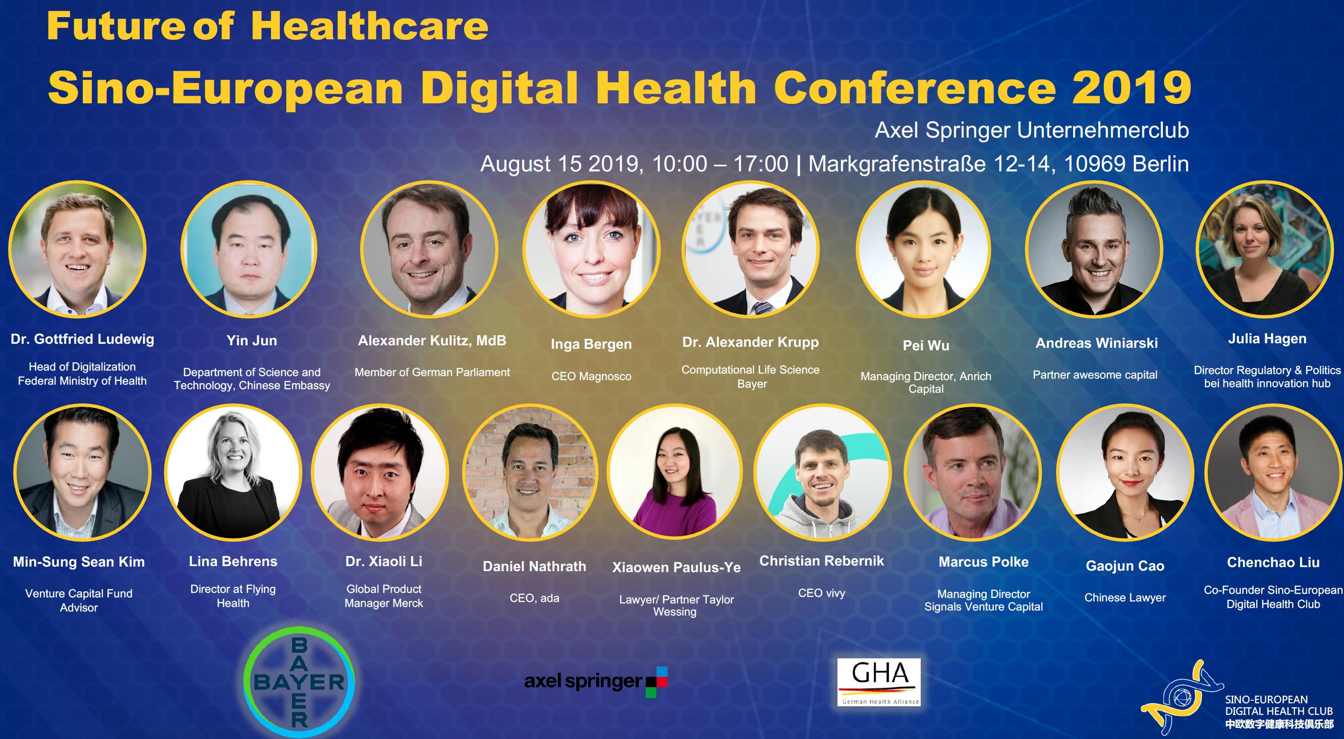 Future of Healthcare | Sino-European Digital Health Summit 2019