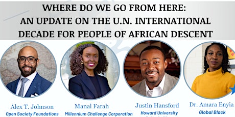 An Update On The U.N. International Decade For People of African Descent primary image