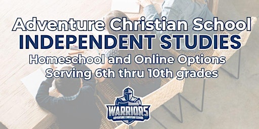 Primaire afbeelding van Adventure Christian School- Independent Studies Information Session