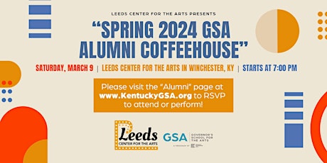 Spring 2024 GSA Alumni Coffeehouse primary image