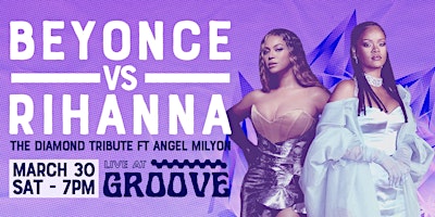 Imagem principal do evento Beyonce vs Rihanna - The Diamond Tribute