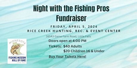 Night with the Fishing Pros Fundraiser
