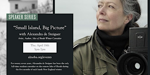 Primaire afbeelding van Speaker Series: "Small Island, Big Picture" with Alexandra de Steiguer