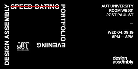 DA Speed Dating Portfolio Evening, 4th September, Auckland primary image