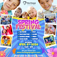 SPRING FESTIVAL  - Hayrides, Face Painting, Bounce House, Games, Food primary image