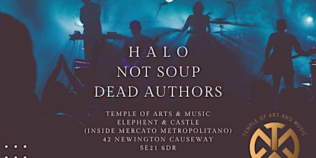 Eclectic Waves Showcase: HALO, Not Soup, Dead Authors Live Show  primärbild