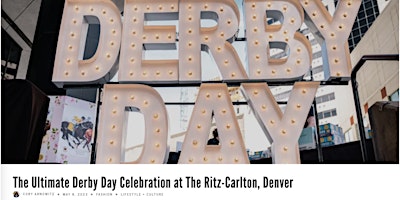 Imagem principal de Denver Derby Day @ The Ritz-Carlton Denver