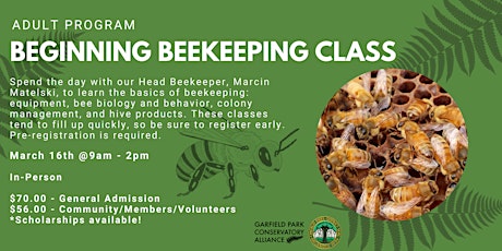 Image principale de Beginning Beekeeping Class