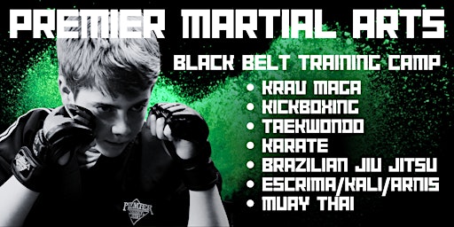 Primaire afbeelding van Martial Arts Black Belt Training Camp!