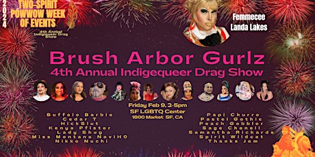 Immagine principale di BAAITS Presents... Brush Arbor Gurlz 4th Annual IndigeQueer Drag Show 