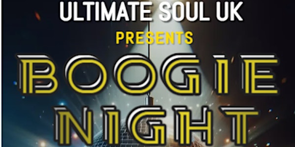 70S AND 80s BOOGIE NIGHT