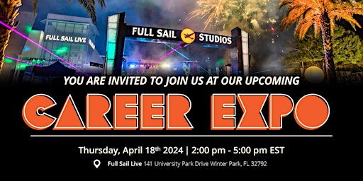 Imagem principal do evento Full Sail Spring Career Expo 2024