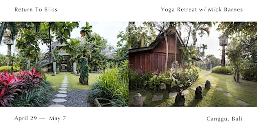 Return To Bliss - Bali Yoga Retreat w/ Mick Barnes  primärbild