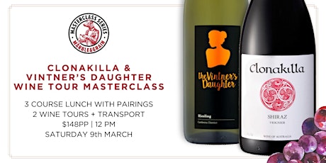 Clonakilla & Vintner’s Daughter Wine Tour Masterclass primary image
