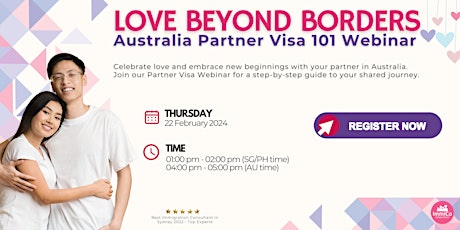Australia Partner Visa 101: Love Beyond Borders primary image