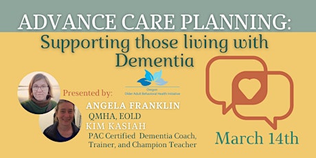 Hauptbild für Advance Care Planning: Supporting those Living with Dementia