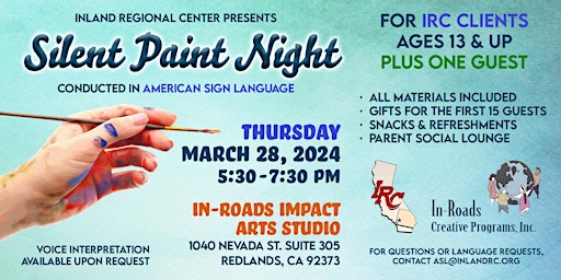 Silent Paint Night/ Noche De Pintura Silenciosa primary image