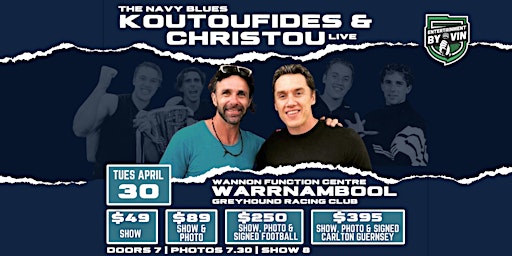 Primaire afbeelding van The Navy Blues 'Koutoufides & Christou' LIVE!