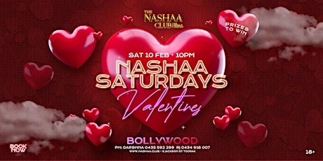 Nashaa Saturdays Valentines Day Party • Sat 10 Feb primary image