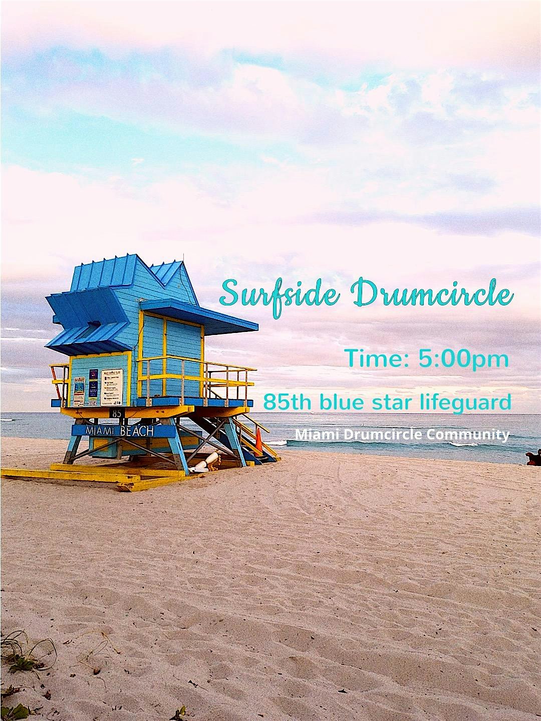SURFSIDE DRUM CIRCLE - 85th Blue Star lifeguard 03 \/ 31