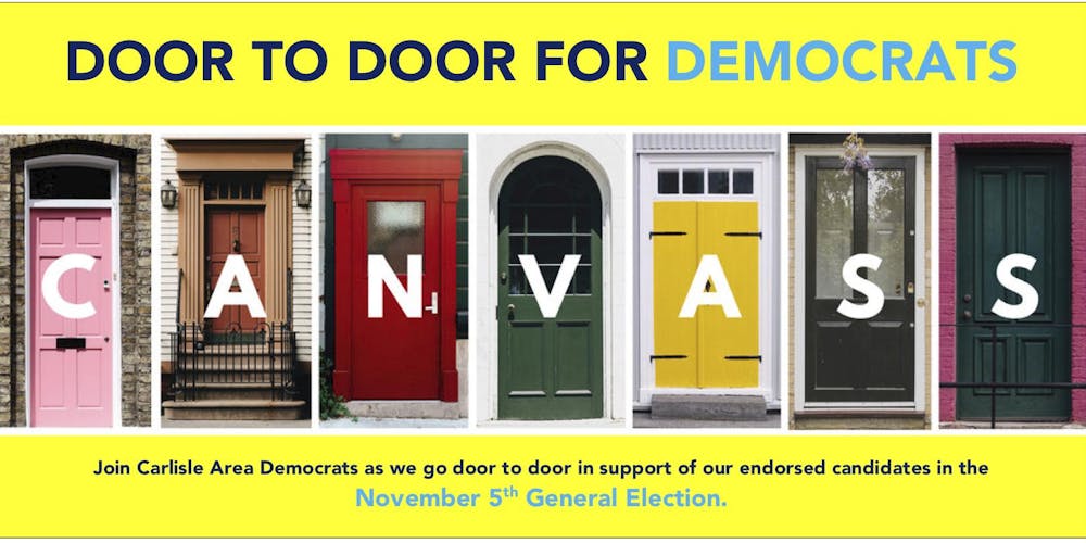 Door To Door For Democrats Carlisle Area Canvassing Door To Door For Democrats Carlisle Area Canvassing