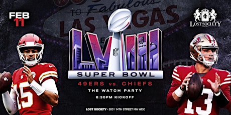 Lost Society Super Bowl Watch Party primary image