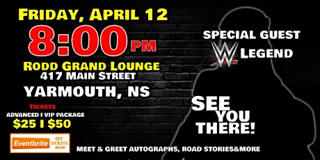 LEGENDS OF WRESTLING TOUR LIVE in YARMOUTH, NS