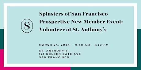 SOSF Prospective New Member Event: Volunteer at St. Anthony's primary image