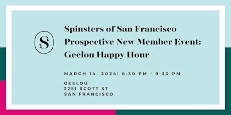 SOSF Prospective New Member Event: Happy Hour at Geelou primary image