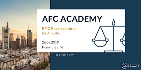 KYC Praxisseminar für Anwälte - AFC Academy