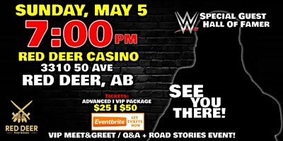 LEGENDS OF WRESTLING TOUR LIVE in RED DEER, AB primary image