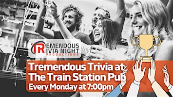 Kelowna Train Station Pub Monday Night Trivia! primary image
