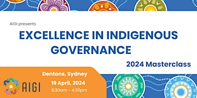 Primaire afbeelding van Excellence in Indigenous Governance Masterclass