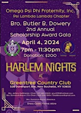 Omega 2nd Annual Butler B. Dowery Scholarship Awards Gala