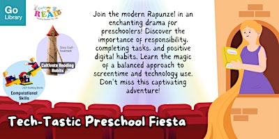 Primaire afbeelding van Tech-Tastic Preschool Fiesta: Rapunzel's Digital Adventure