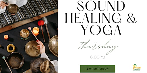 Imagem principal de Thursday Sound Bath & Yoga