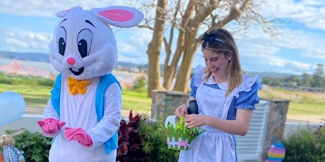 Join Alice the Mad Hatter and Easter bunny for brunch