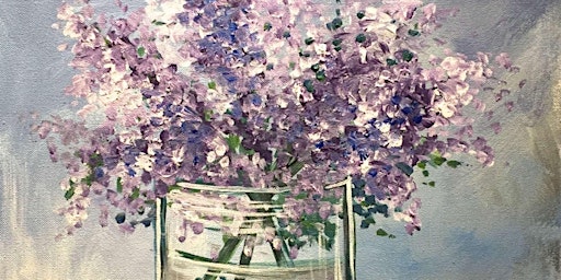 Image principale de Lilacs in a Glass - Paint and Sip by Classpop!™