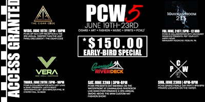 Imagen principal de PCW5 2024 WEEKEND PASS | POWERED BY: PHILLY CIGAR WEEK