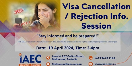 Visa Cancellation info session