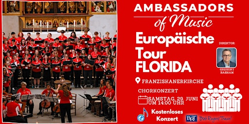 Florida Ambassadors of Music - Choir concert primary image